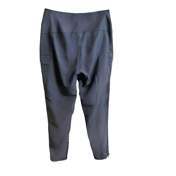 Free Country Cargo Pants Women's Size M Blue Outdoor Sport Zip Ankle Quick Dry - Picture 10 of 16